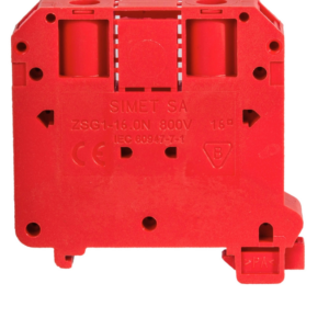 Złączka szynowa ZSG 1-16.0 Nc TS35 czerwona